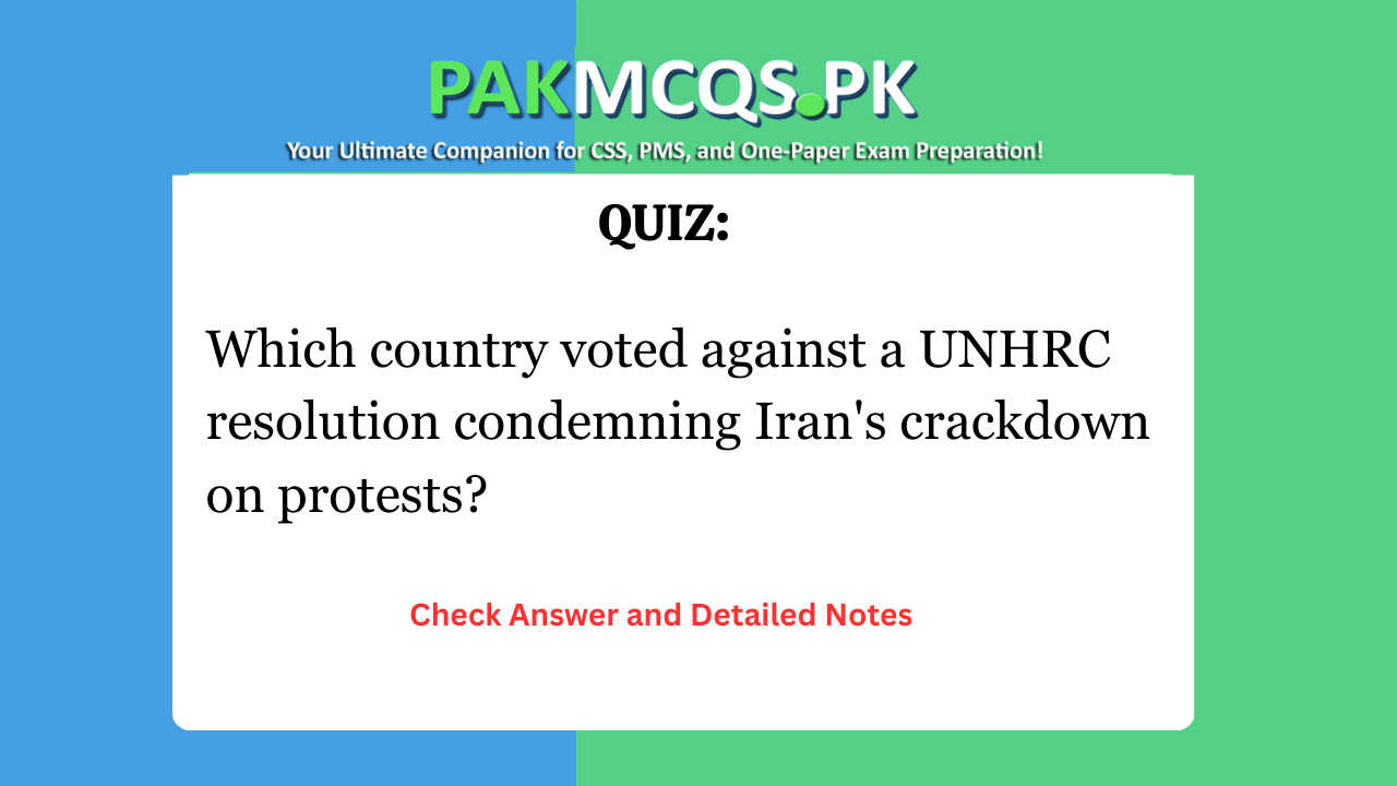 Which country voted against a UNHRC resolution condemning Iran’s crackdown on protests?