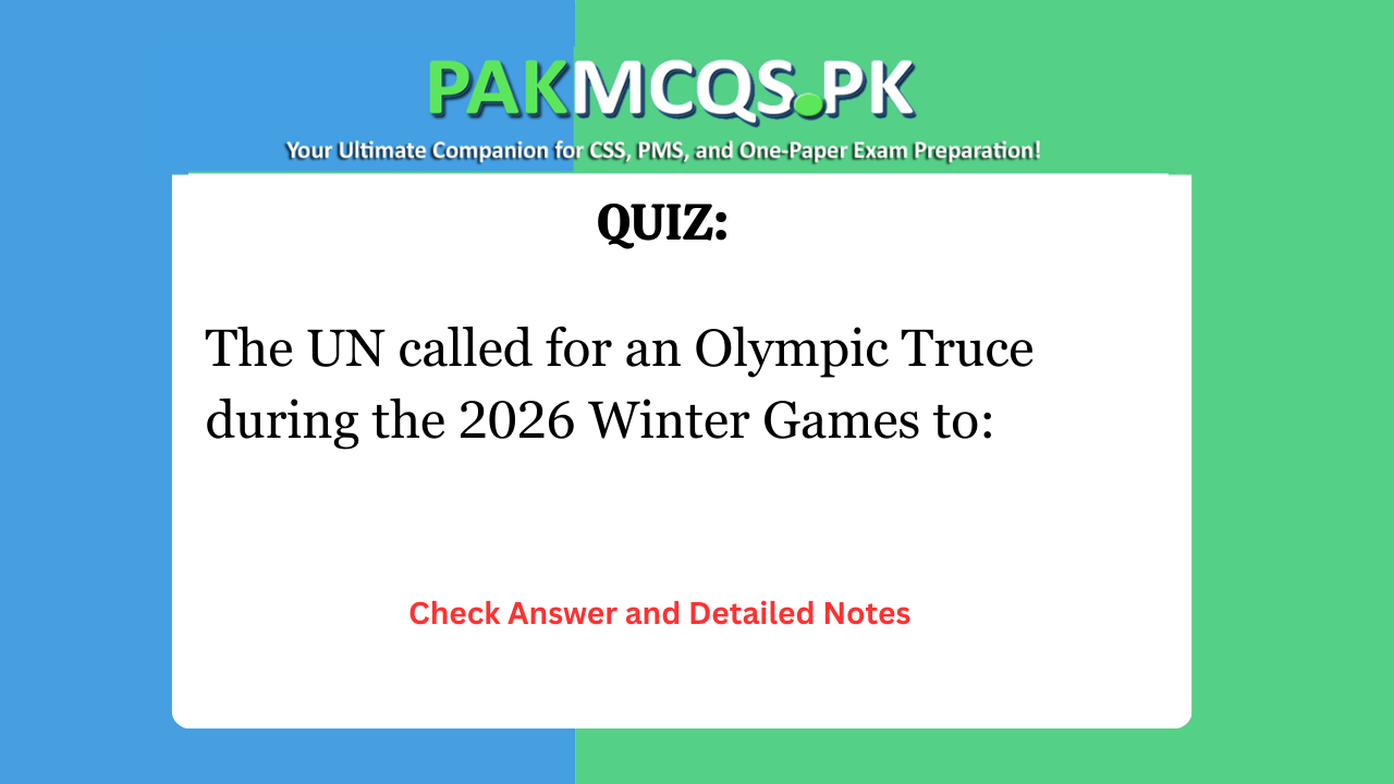 The UN called for an Olympic Truce during the 2026 Winter Games to: