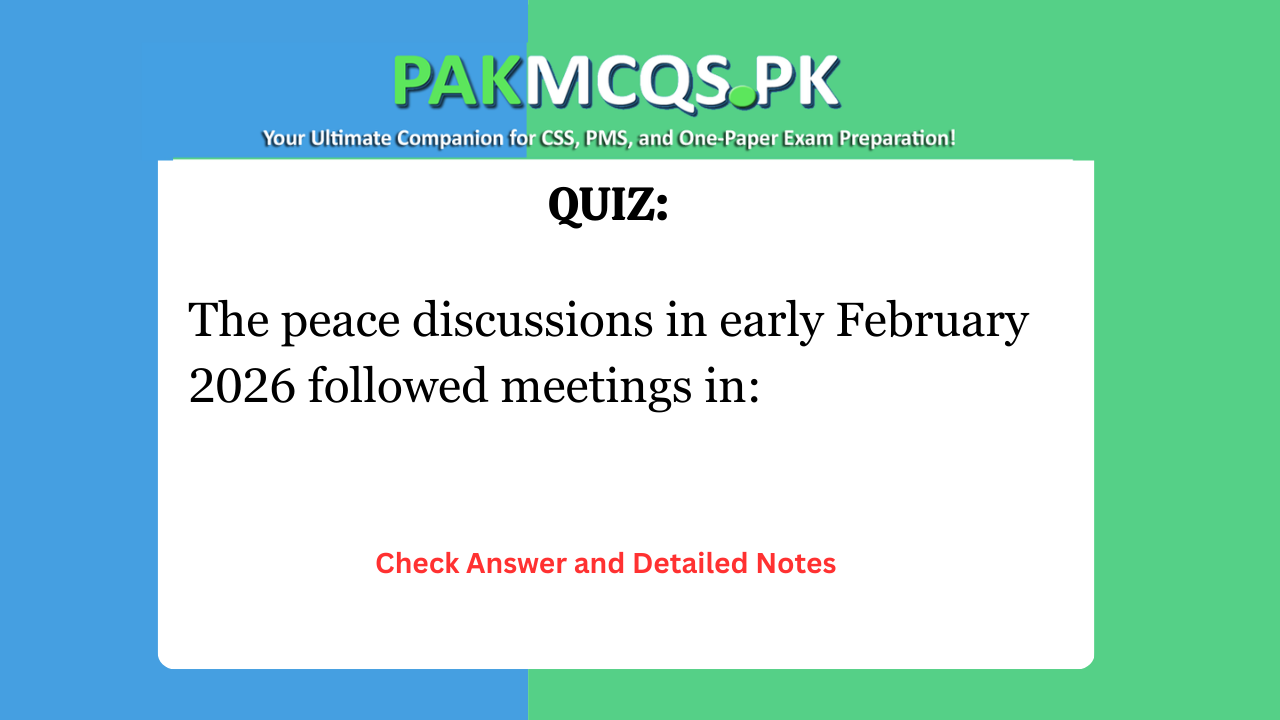 The peace discussions in early February 2026 followed meetings in: