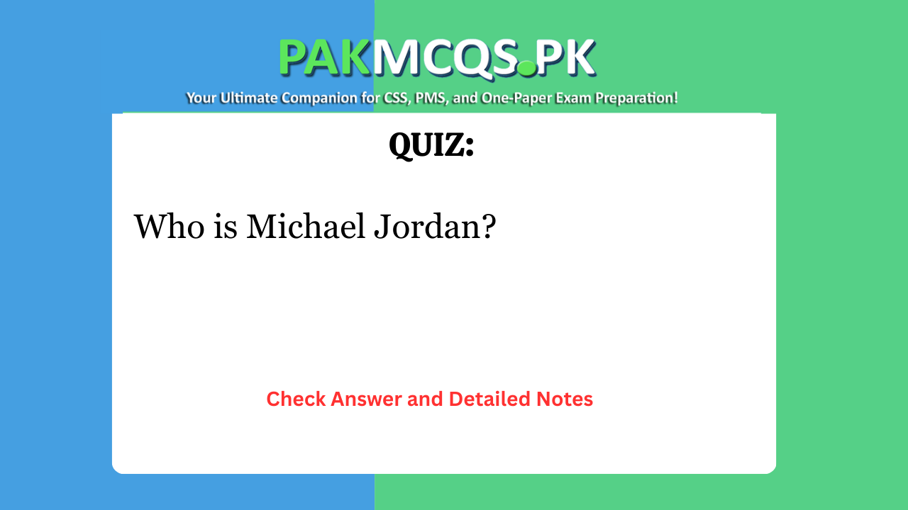 Who is Michael Jordan?