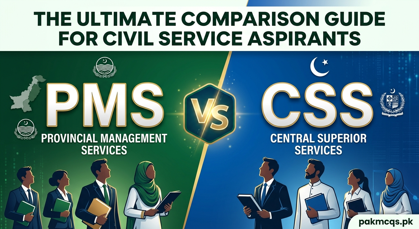 PMS vs. CSS in Pakistan: The Ultimate Comparison Guide for Civil Service Aspirants